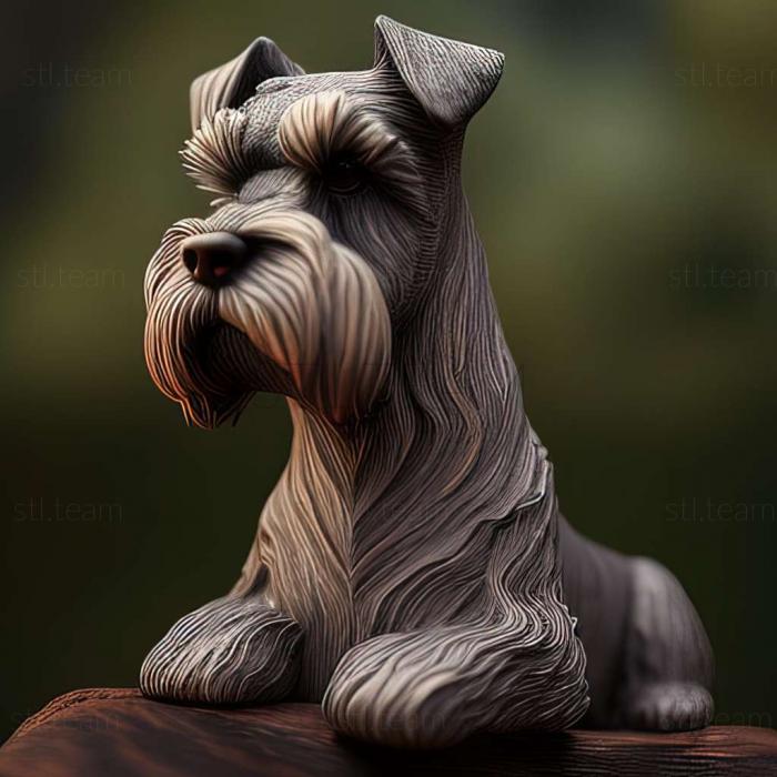 Zwergschnauzer dog